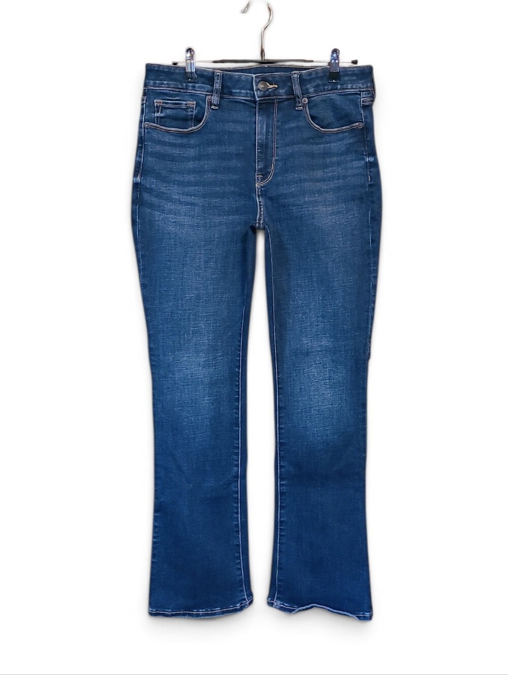 Women's AE High Rise Skinny Kick Next Level Stretch Jeans Size 6 *X-SHORT*